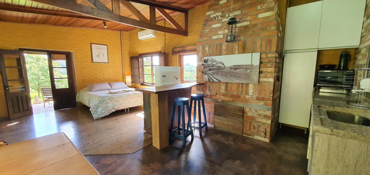 Loft No Campo Proximo Ao Vale Dos Vinhedos Villa Garibaldi Kültér fotó
